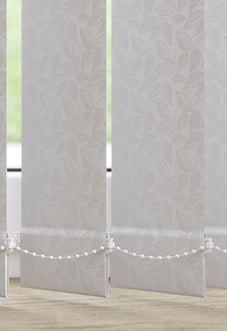 Flourish, Winter Grey - Vertical Blind Slats